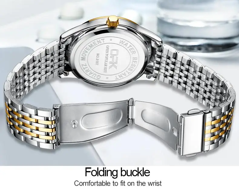 Luxury Business Men WristWatch Fashion Quartz Watch Water Resistant Date Time Display Montre Homme