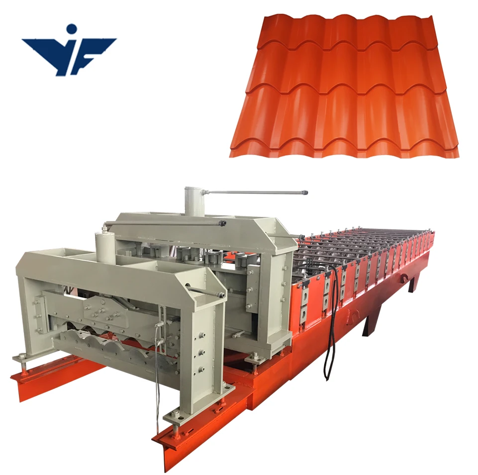 Machine To Make Tile Cement Roof Extruder Low Price Metal Roll Former