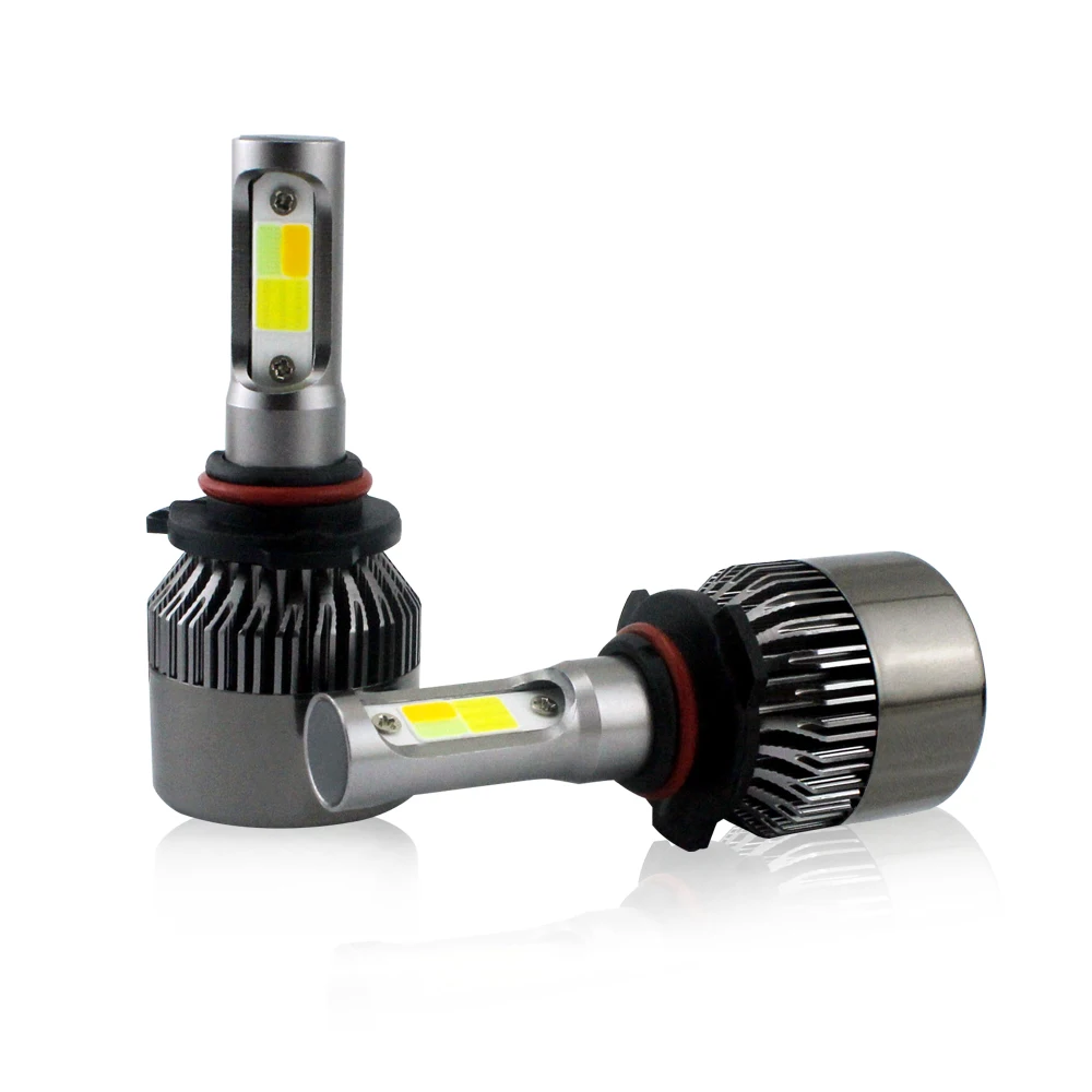 Raych auto lighting system S2 3 colors led headlight 3000k 6000k 8000k with strobe