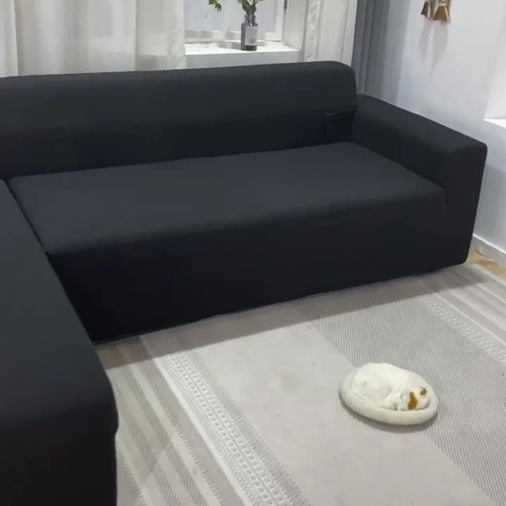 Wholesale Sure Fit Stretch Strech Sofa Cover custom Ektorp Sectional