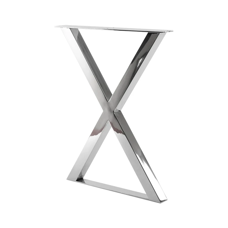 Heavy Duty Modern Feet Frame X Shape Square Office Restaurant Bench