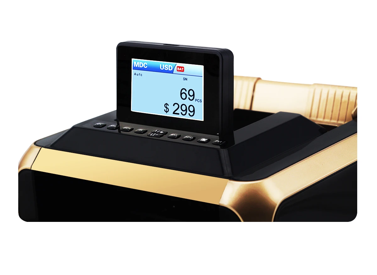 High Quality Note Counter back Loading Mix Currency Value Machine SH-05C