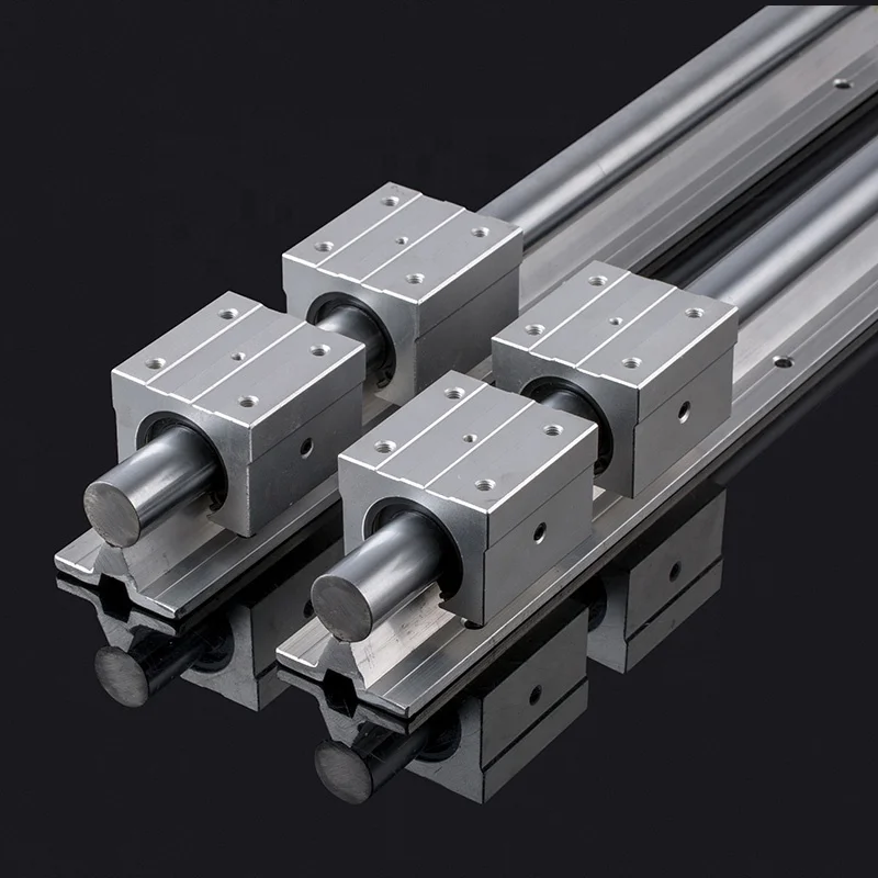 200mm 7 TEN-HIGH Linear Rail CNC parts SBR12 12mm 87inch Fully Supported Linear Rail+1pcs SBR12LUU BlockBearing Block Bearing 