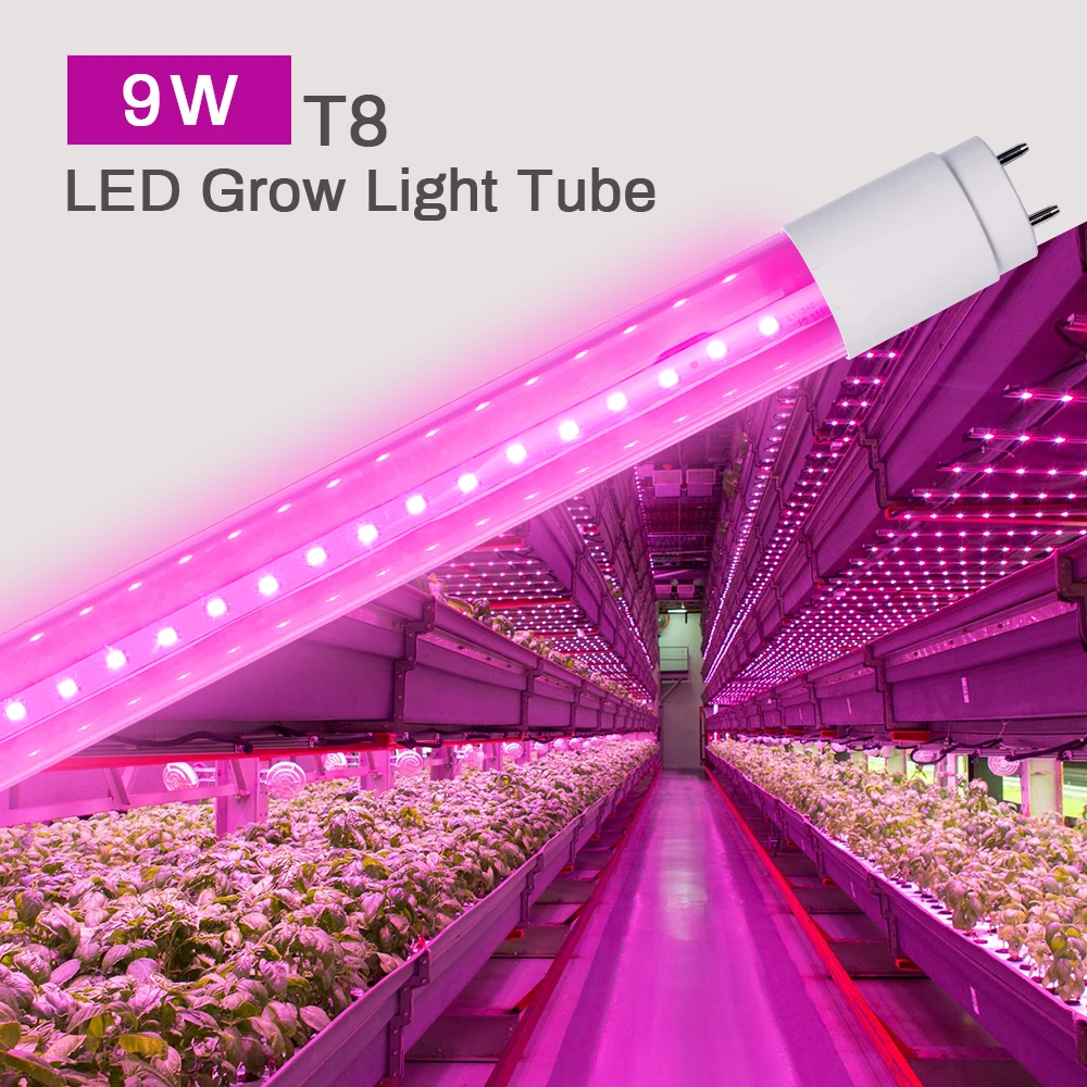 agricultura hydroponic double ended bar strip full spectrum t5 t8 led grow light fixture led grow light tube