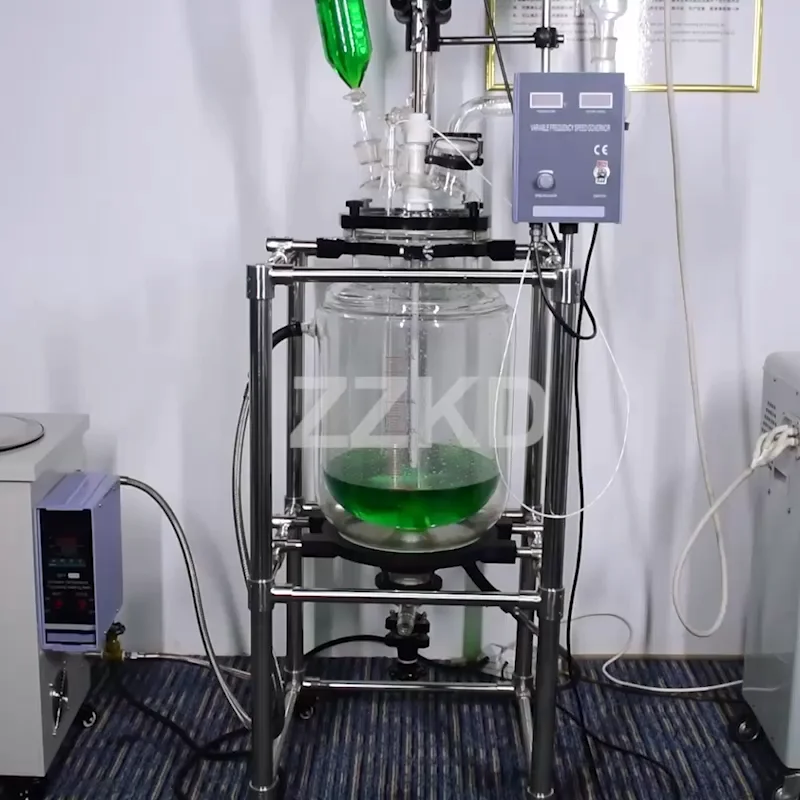 (kd)0.095 Mpa Small Lab Distillation Glass Reactor Vessel Buy Glass