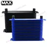 Universal 330 x 136 x 52mm 15 Row AN10AN Car Aluminum Engine Transmission Oil Cooler Radiator for auto part blue black silver