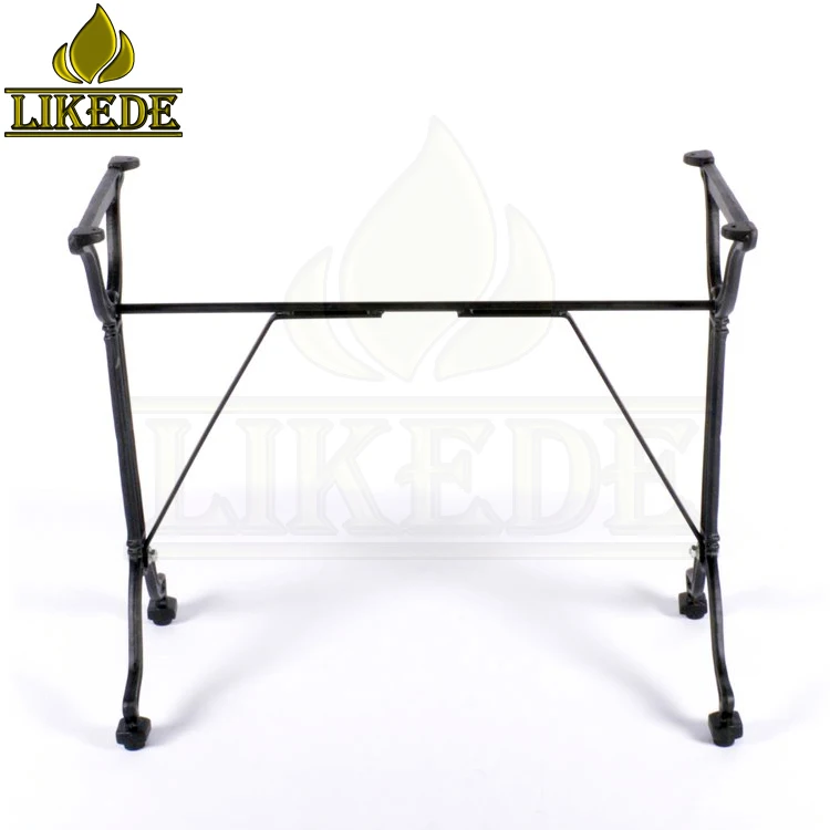 Classic Cross Legs Cast Iron Furniture Table Base & Frame Double Design Living Room Workshop Laundry Hospital Home Office Use