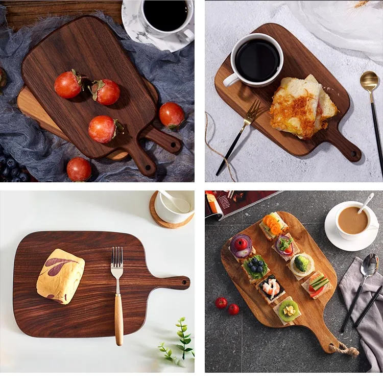 Vegetable sushi the new wooden dessert tray olive wood cheese cutting board with laser printing 