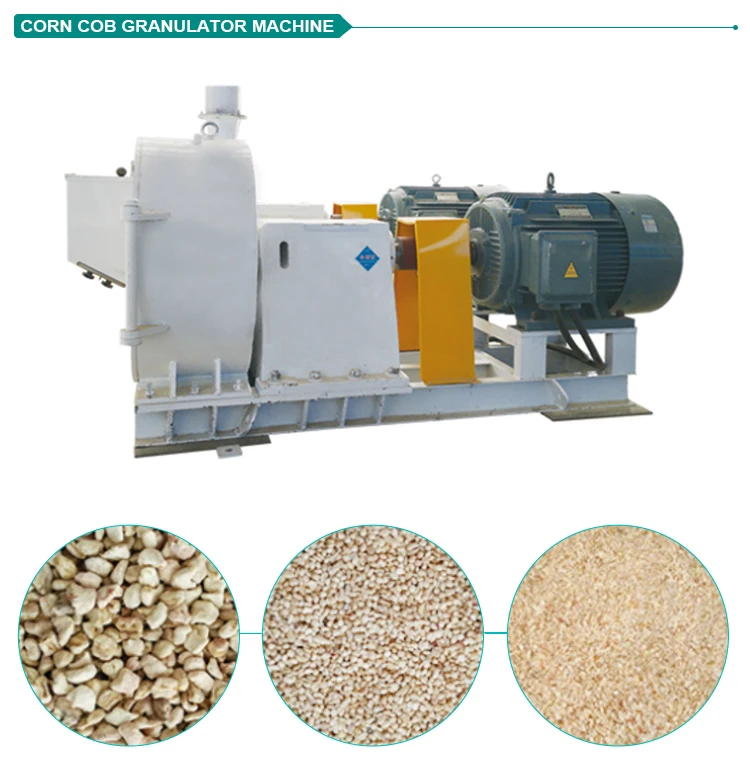 Corn Corn Cob Grinder Machine Maize Crashing Machine Corn Cob Grinding