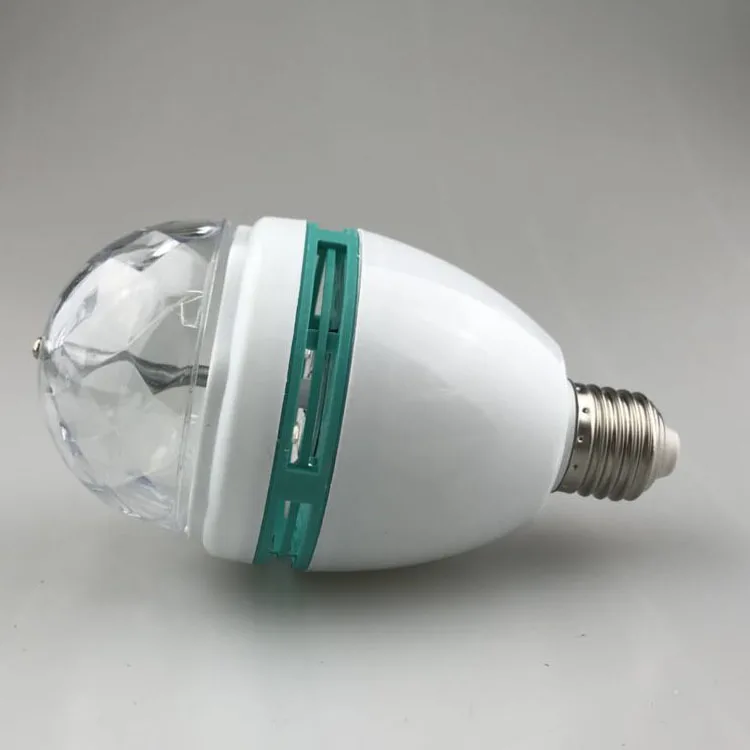 Led  Ball light Magical Music Smart Bulb  2.8W B22 full color rotating lamp on stage