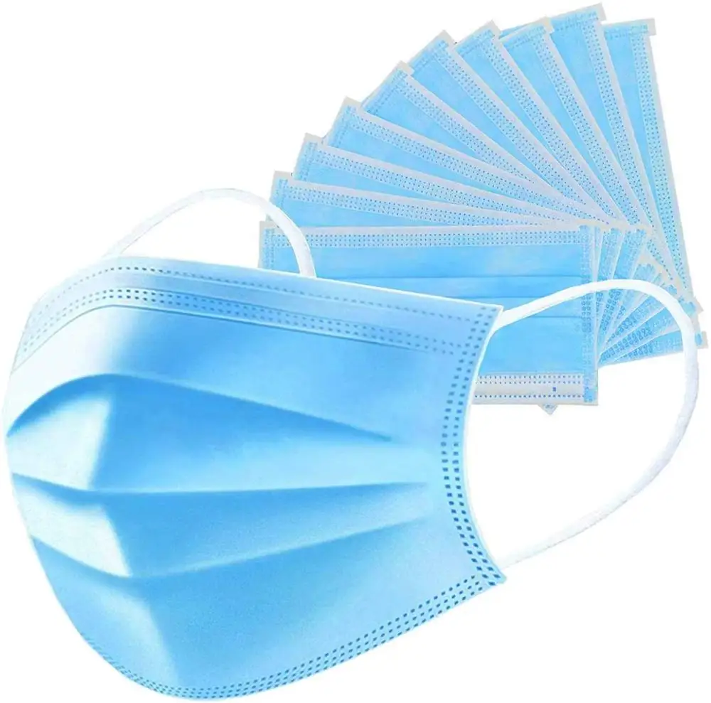 
Quantum Disposable protective face mask 3-ply Earloop Mask with nice quality Melt-blown Nonwoven Fabric 