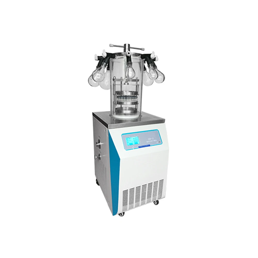 NADE LGJ-10C Multi-Manifold Standard Type Experimental Laboratory Vacuum  Lyophilizer/freeze drying equipment/freeze dryer