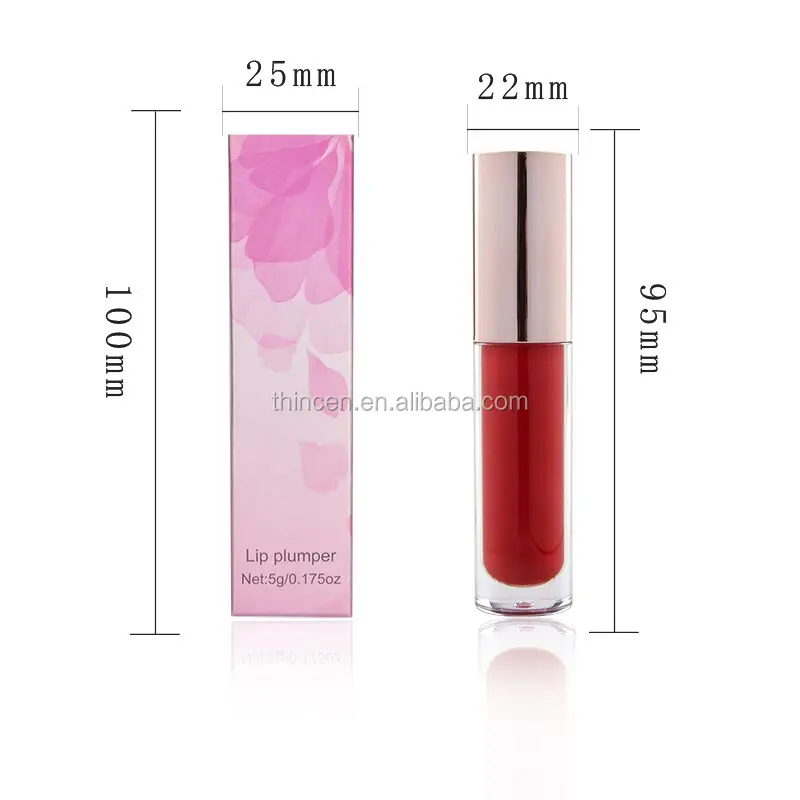 Wholesale Clear Organic Plumping Lip Gloss Lipgloss Private Label Custom Logo