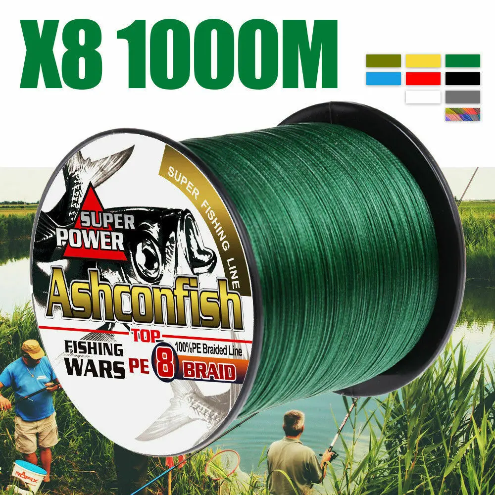  Ashconfish Braided Fishing Line-16 Strands Hollow