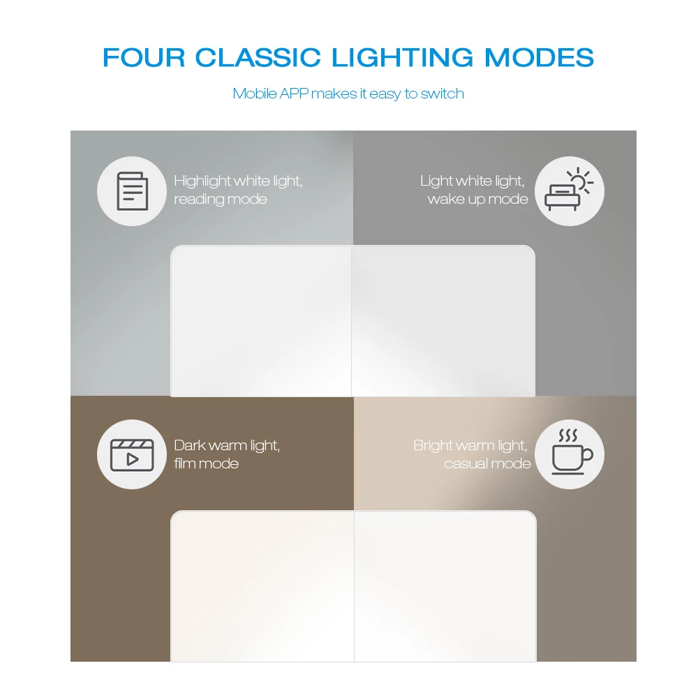 2700K - 5700K Xiaomi Aqara OPPLE Smart Home Zigbee 3.0 Ceiling Light Lamp MX960 Work with Mijia Siri 8800lm - ANKUX.COM