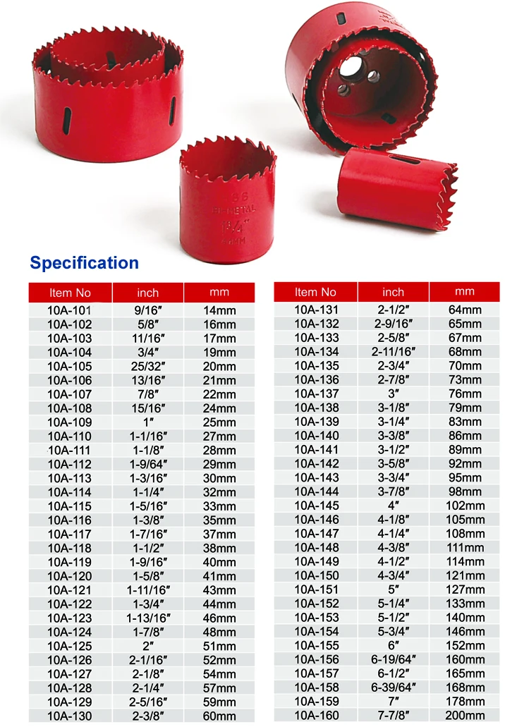 4 1 8 Inch 105 Mm Bi Metal Hole Cutter For Drilling Wood Thin Metal Buy Bi Metal Hole Cutter 105mm Bi Metal Hole Cutter 4 1 8 Inch Bi Metal Hole Cutter Product On Alibaba Com