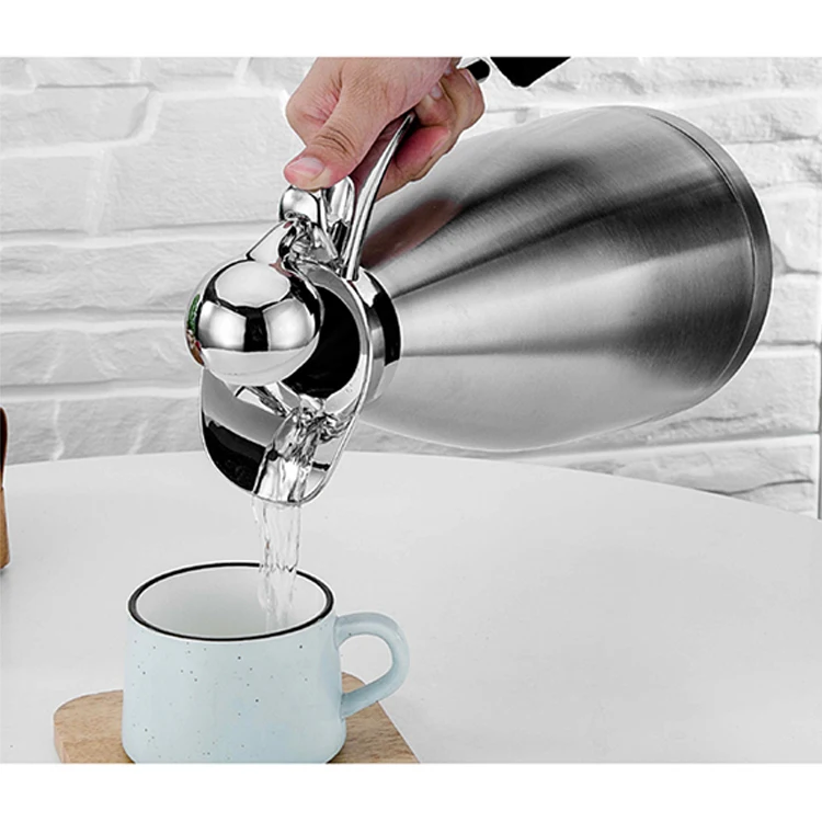 Large 2 Litre Kitchen Flask Thermal Insulated Thermos Hot Water Milk