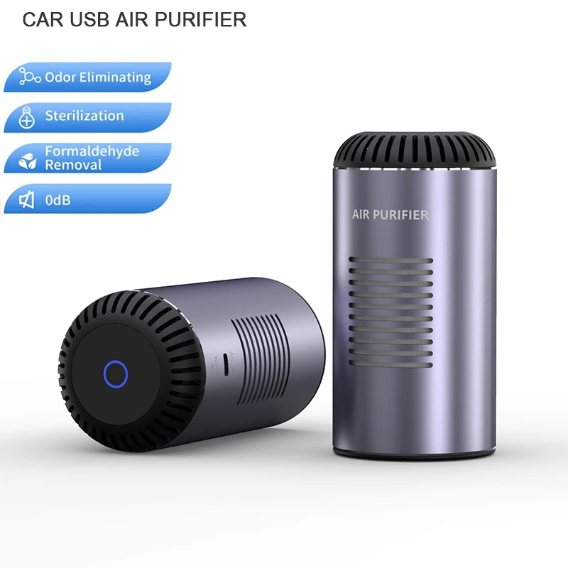 
Blitzblue Portable HEPA filter mini smart infrared led display pm2.5 Car airpurifier Air Purifier with Hepa Filter 