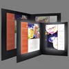 Custom Multi Illuminated 2 View Rechargeable Menu Card With LED Light