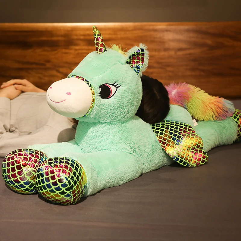 big unicorn stuffed animal