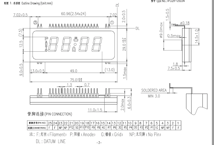 futaba vfd display datasheet