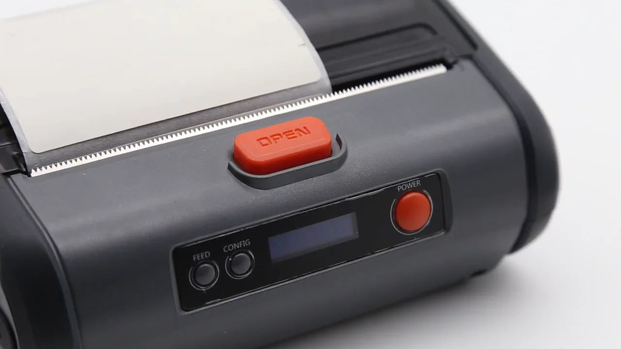 12v Dc Car Powered Usb/bluetooth/rs232 Mini Portable Thermal Printer