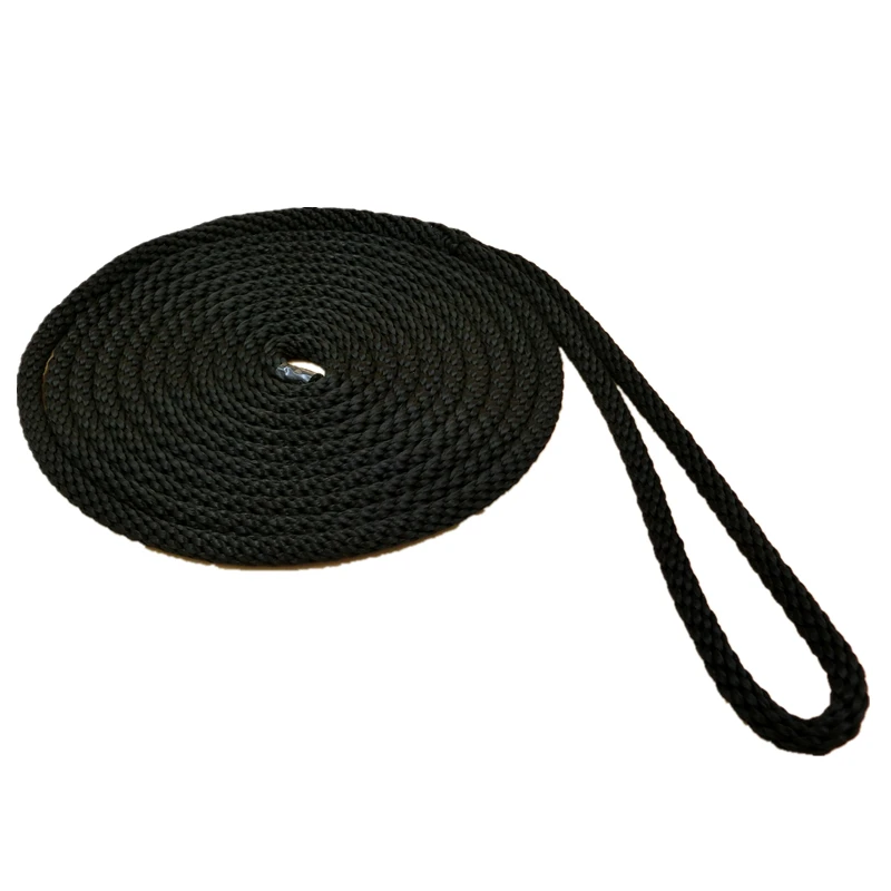 Hot selling Boat Accessories UV Resistance Mooring Rope Nylon Polyester Dock Line