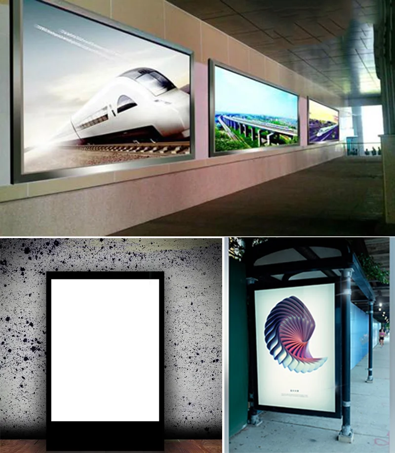 柔性 led 条形带透镜 160 度发光背光灯箱,显示面板.