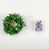 3AA Battery Warm White LED Indoor Green Leaf Decorative Tree Christmas Light String