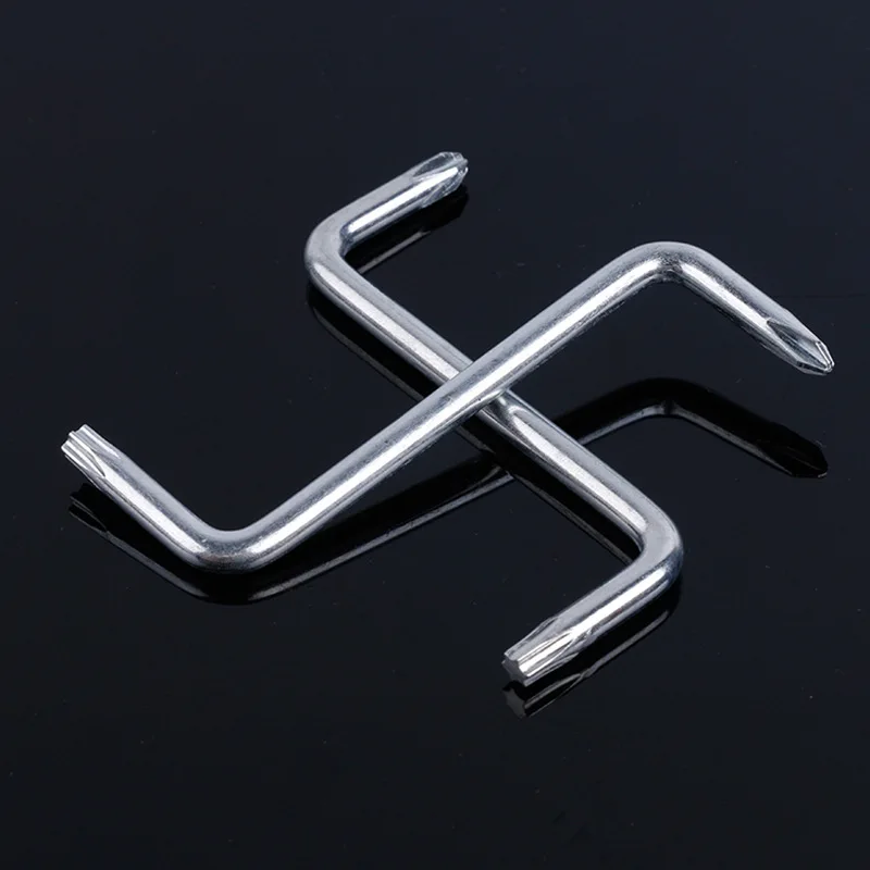 l z type double ended allen key wrench with phillips torx head