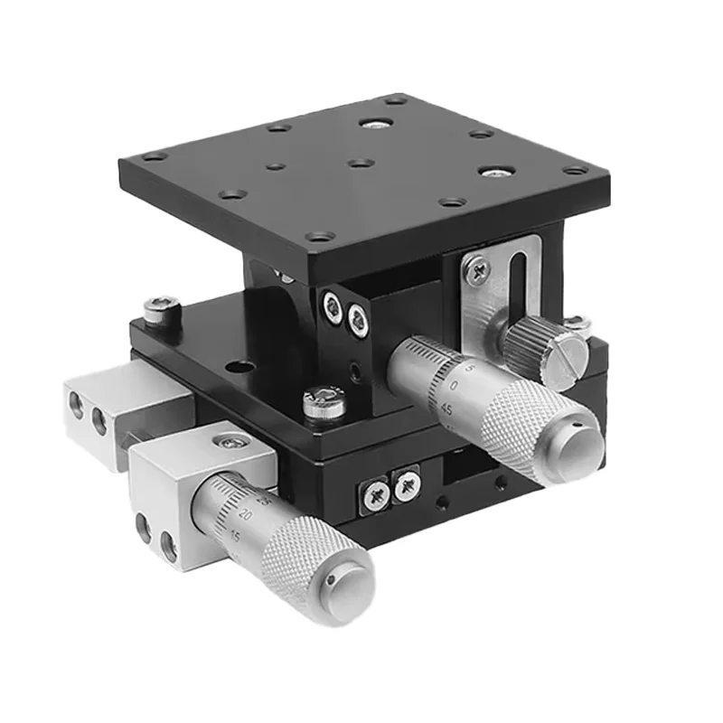 125 manual fine adjustment sliding table optical precision horizontal lifting-13