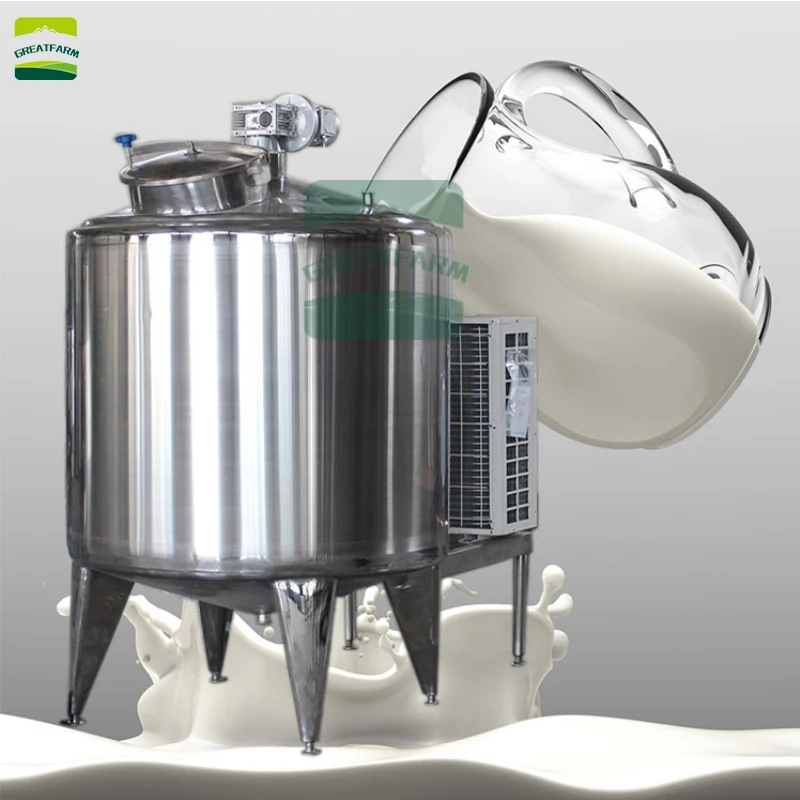 Hight Quality Refrigerated milk storage tanks are on sale Refrigerated milk storage tank Refrigerated milk cooling tank in stock