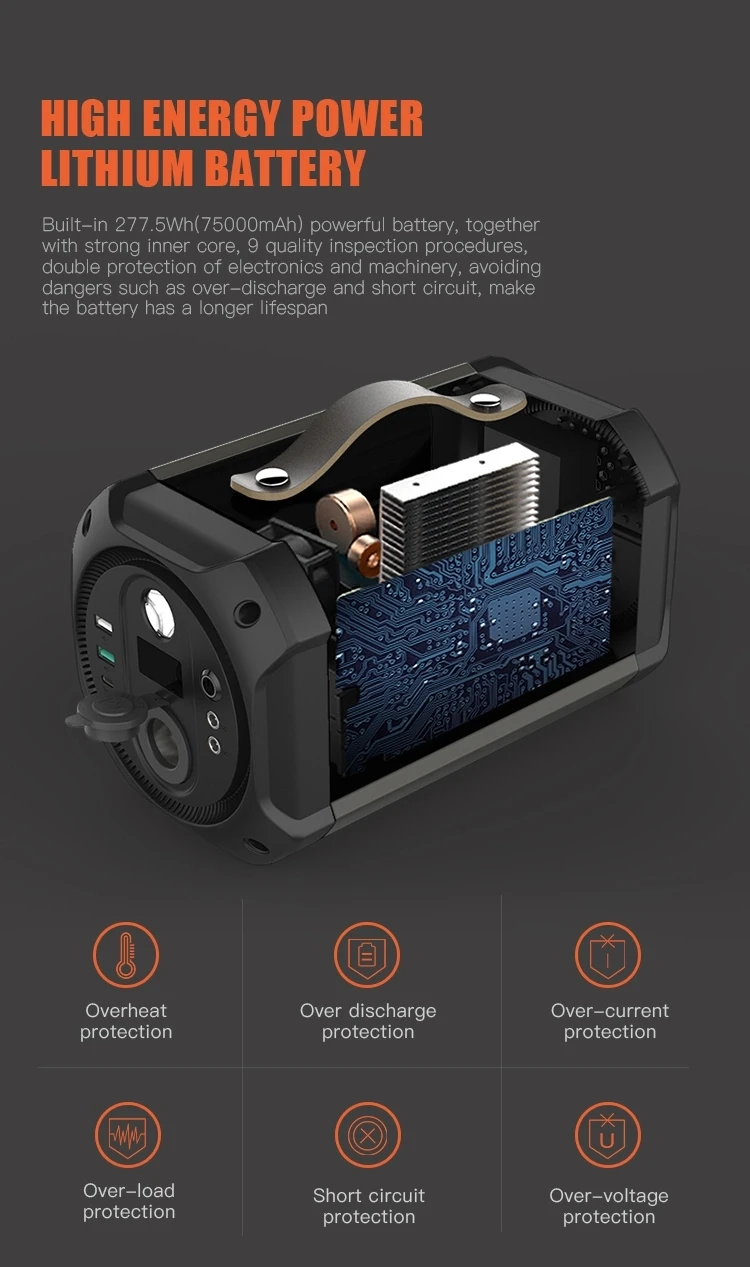 300W Portable Power Station For Outdoor Camping Power Station Solar Powered Electrical Stations Portable Laptop Power Station - ANKUX.COM