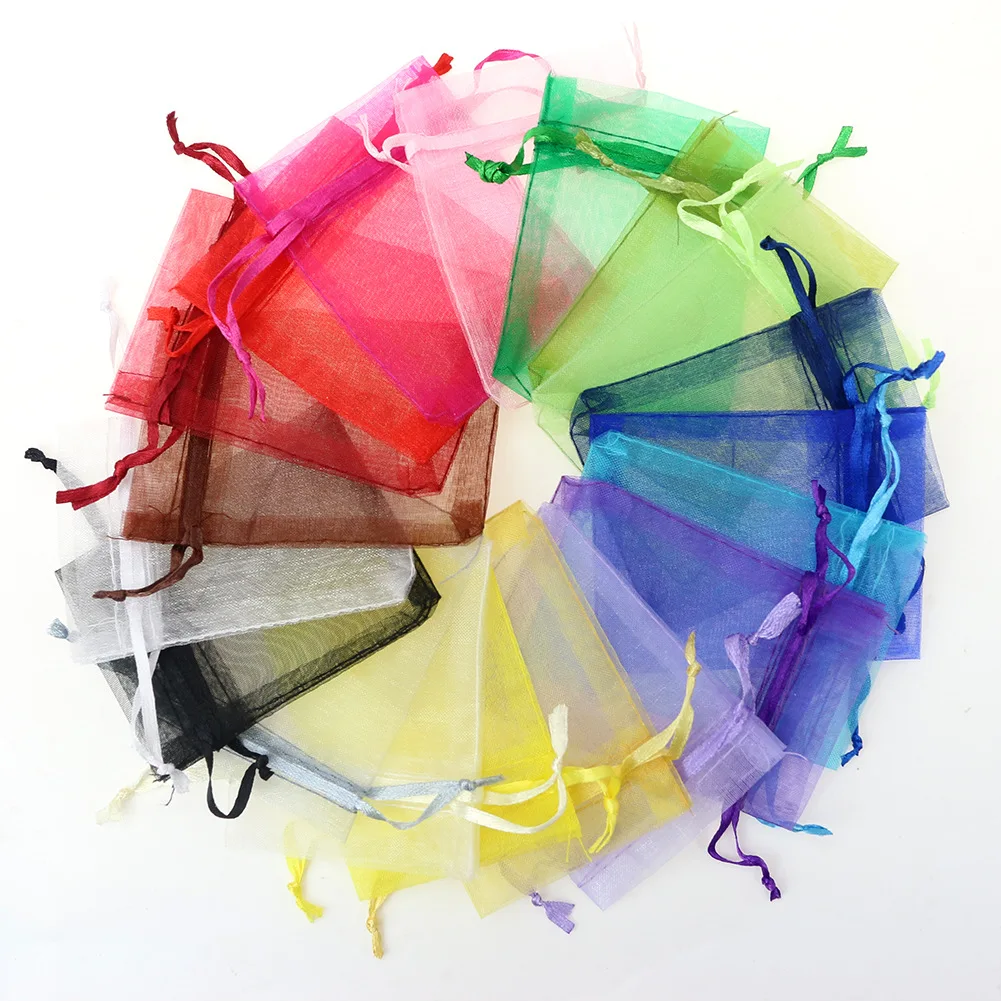 

Organza Bag,100 Pieces, Customized color