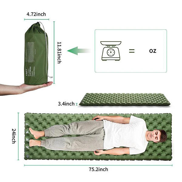 Ultralight Sleeping Pads Camping Sleep Pad Sleeping Mat For Backpacking