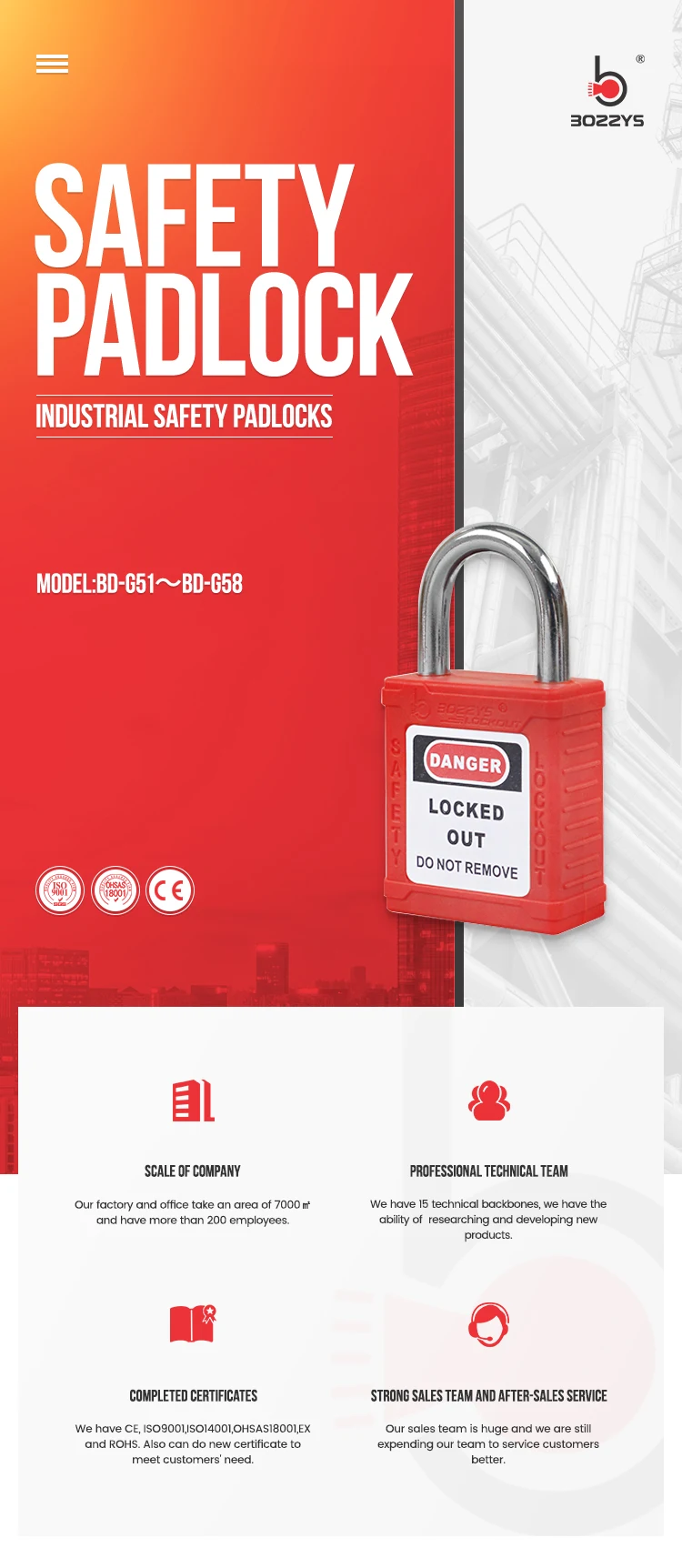 Osha Tahan Korosi Kecil Safety Loto Lockout Gembok Tagout 