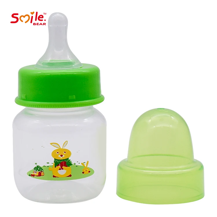 Tivolii Portable Convenient Infant Baby 0-18 Months Feeder 60ML PP Nursing Juice Milk Mini Hardness Bottle 