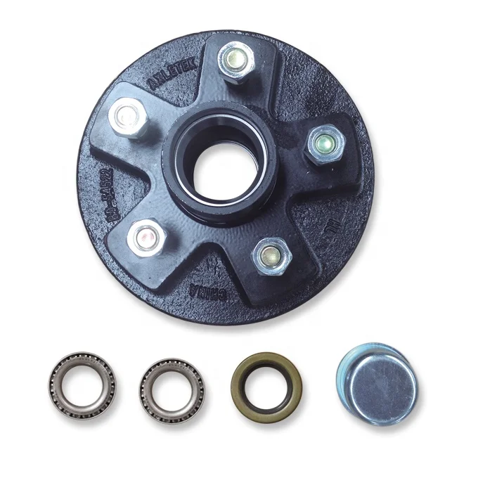 High Quality 10 Inch Trailer Hubs Airui 5 Bolts Wheel Lazy Hub Lm Bearing Kit Complete For Boat