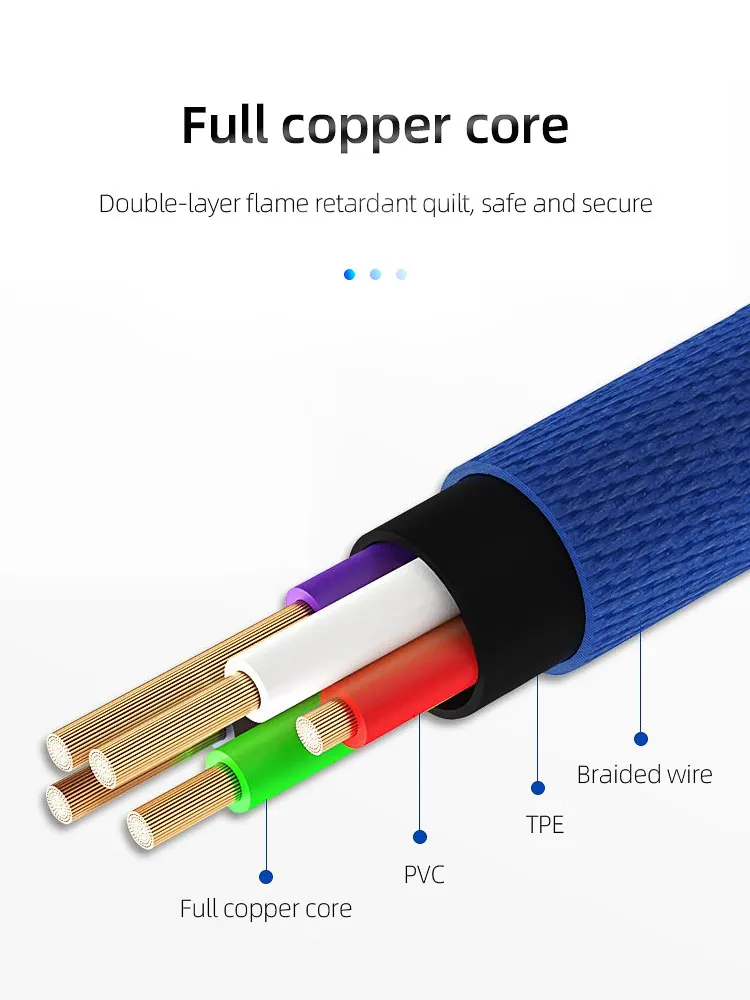 Hotsale 90 degree left angle 1 2 3 meter micro usb cable android right angle magnetic mobile charging cabo data usb cable micro