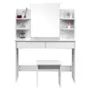 Hot on Amazon New Design White Dressing Table with Drawers