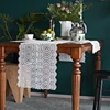 Nabis woven Crocheted Scandinavian patchwork table runner