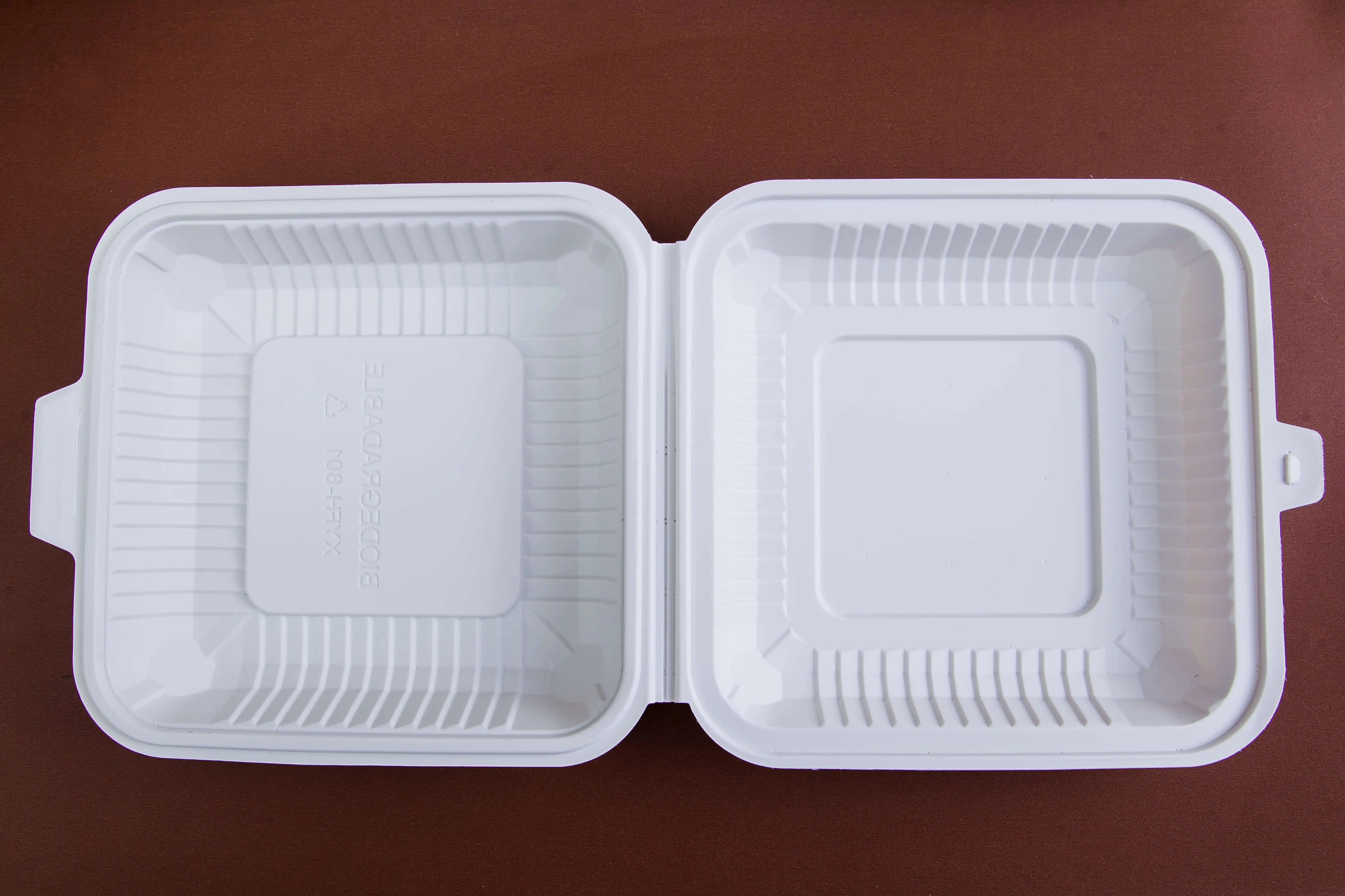 Disposable Corn Starch One-piece Meal Box Biodegradable Takeaway Food ...