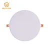 2019 New IC isolated Super brightness 1800lumen IP20 Circle Recessed 18w Frameless Ceiling Panel LED