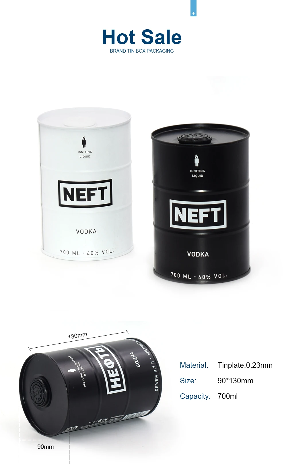 Food Grade Russia Vodka Tin Can Buy Vodka Tin Can,Vodka Tin,Vodka Tin