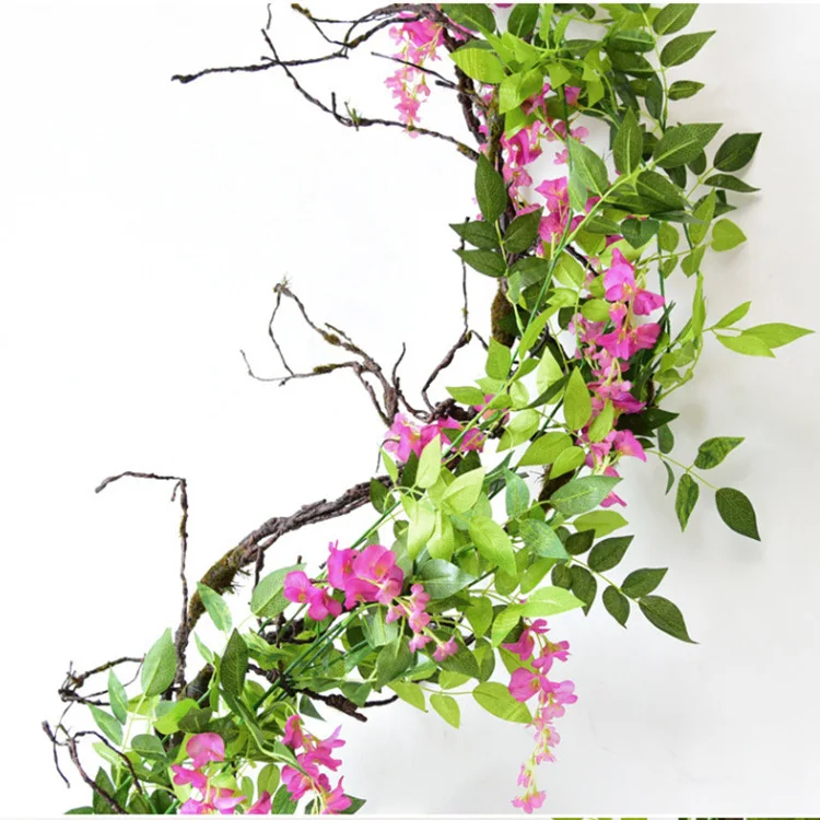 Artificial Plant Wisteria Flowers For Ceiling Wisteria Vine For Wedding ...