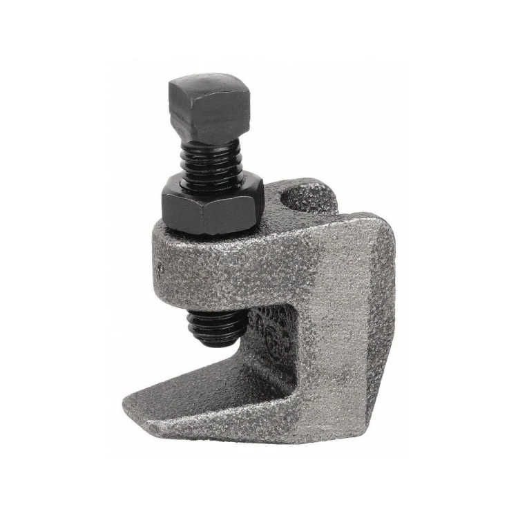 3/8 And 1/2 In C-type Wide Mouth Malleable Iron 1 Ton Throat Top Beam ...