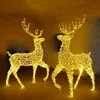 Christmas sculptures led 3d motif light outdoor deer led lights