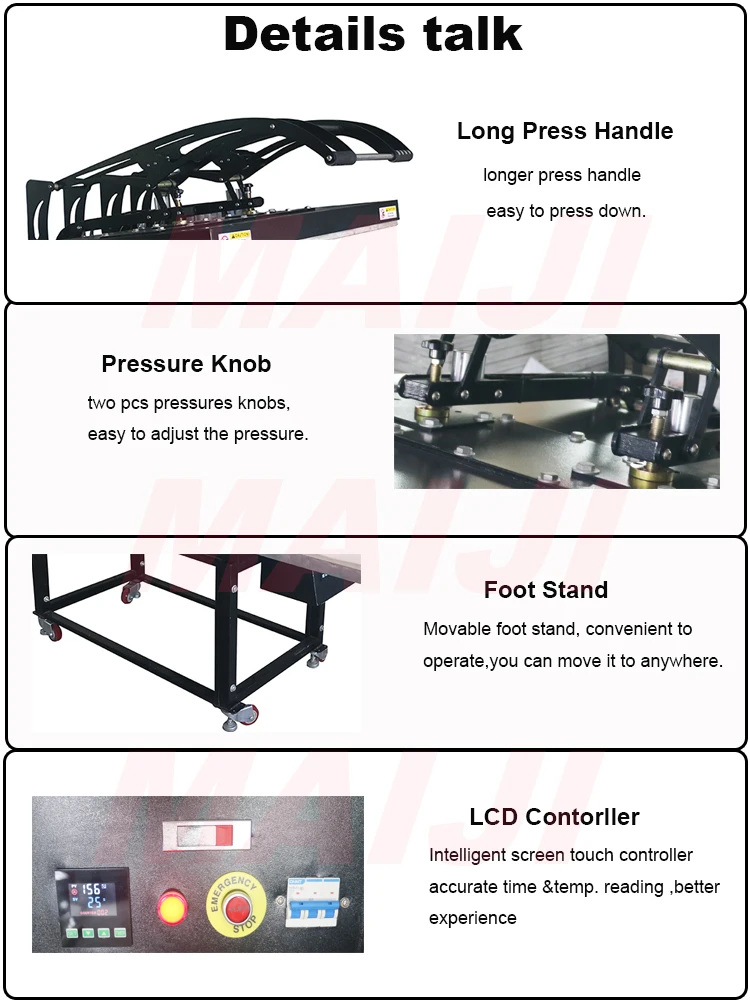 110v 80x100 heat press 31x39 pneumatic