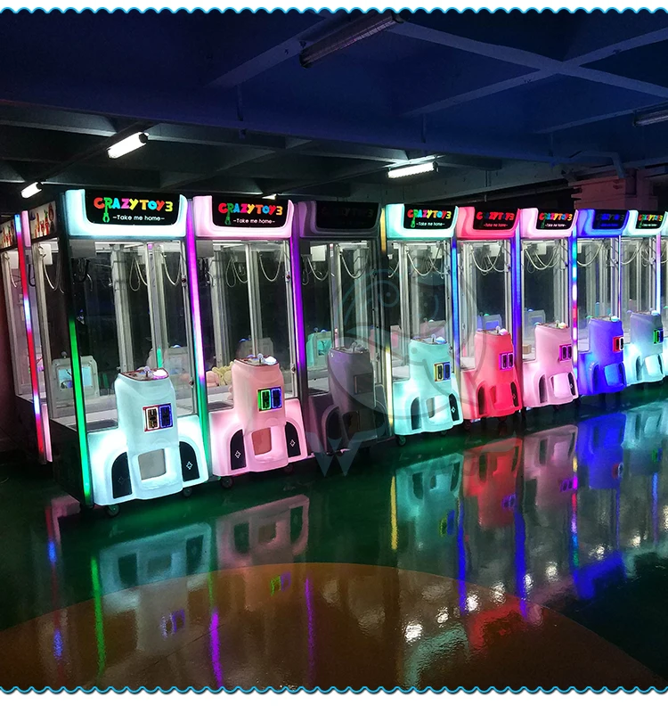 Winking Coin Operated Plush Toy Crane Gift Game Machine Crazy Toy 3