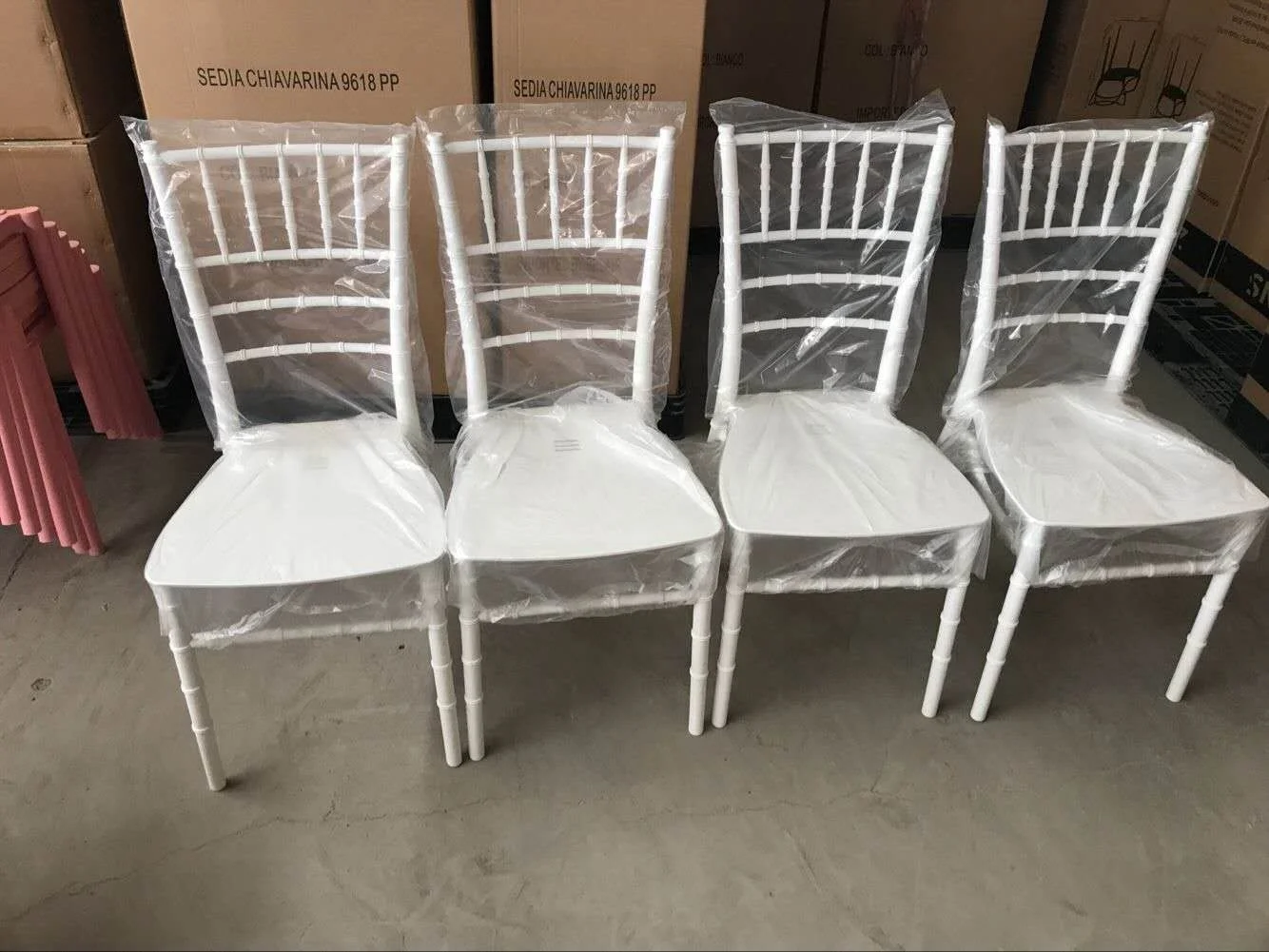 Stackable Plastic Acrylic Chair Banquet Chavari Chivari Chiavari Event ...